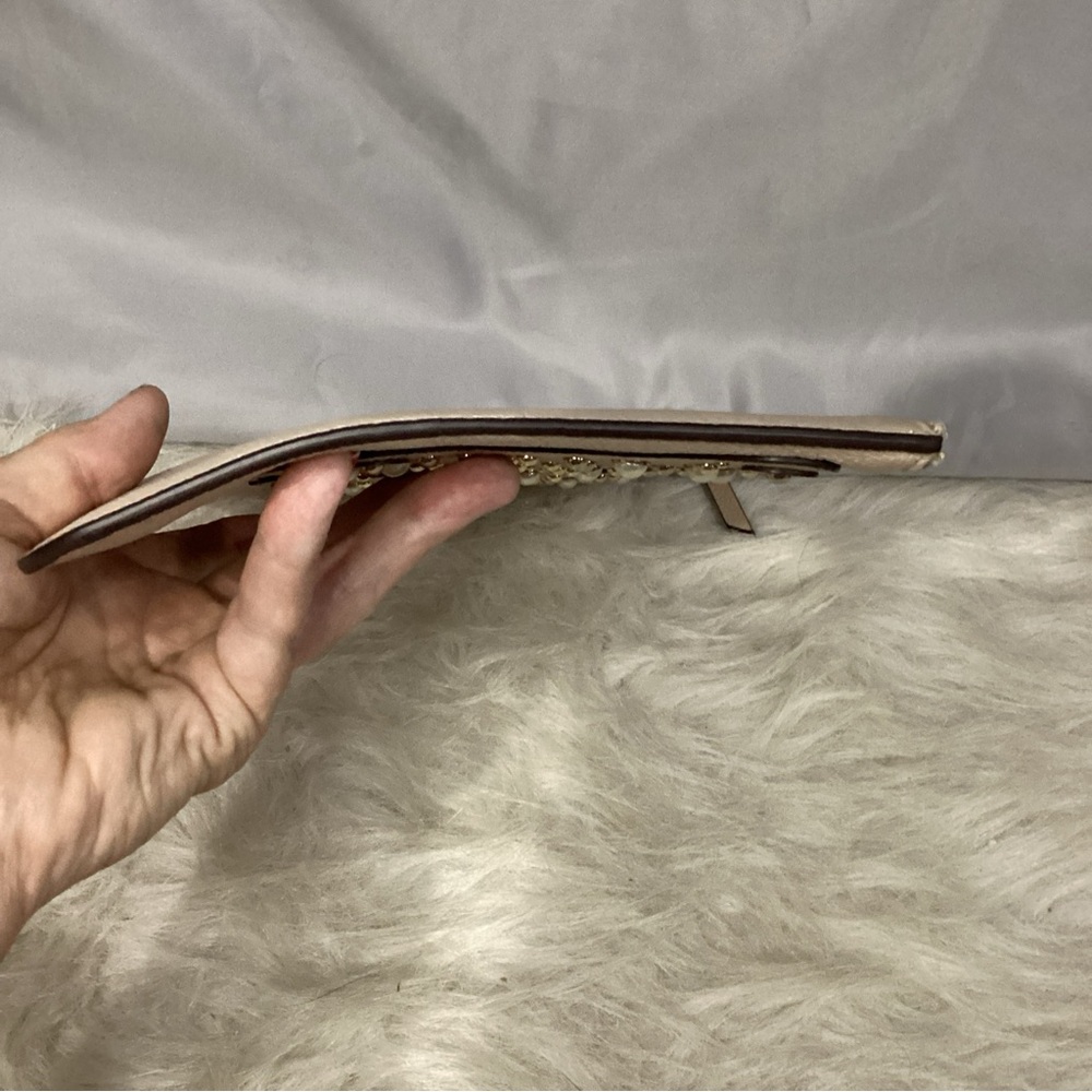Kate Spade Gia Larchmont Ave Butterfly Leather Clutch Pouch  EUC Beautiful - Picture 6 of 8